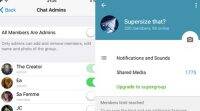 Telegram引入1000成员超级组，组管理功能