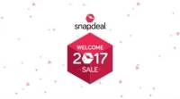 Snapdeal开始“欢迎2017”销售：手机、电子产品可享受高达70% 的折扣