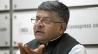 拉维·香卡·普拉萨德 (Ravi Shankar Prasad) 表示，政府将推动在网络治理中发挥更大作用